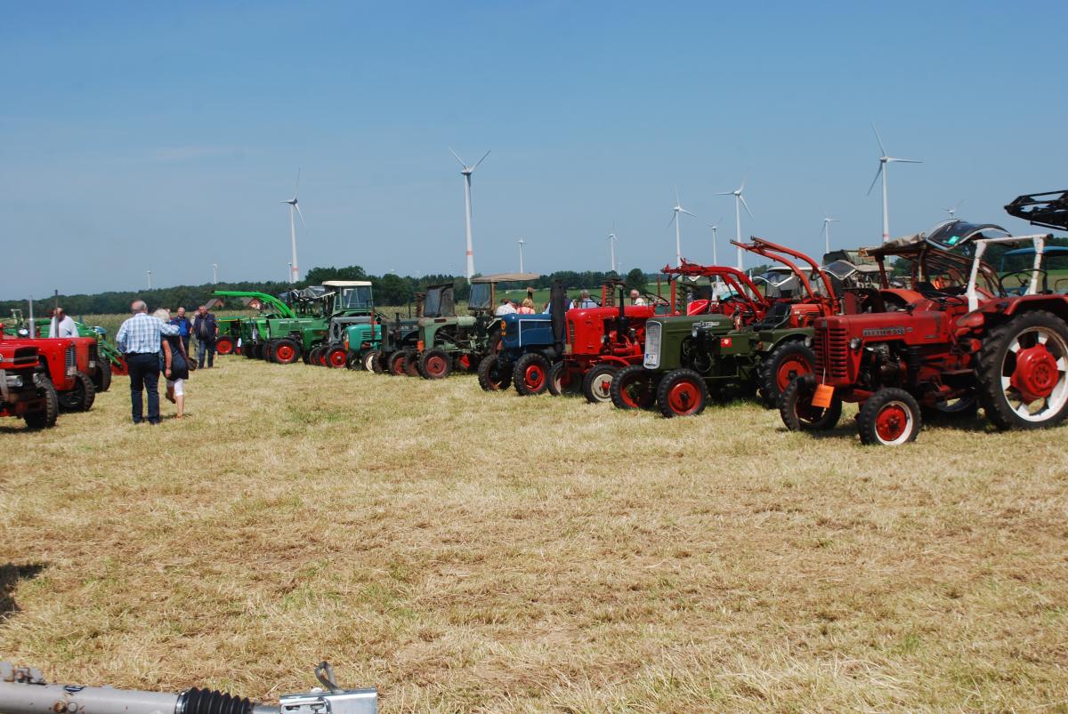 kl. Teil der Oldtimertrecker